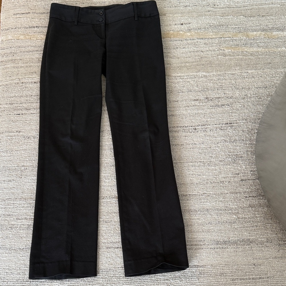 Dolce & Gabbana Black Cotton Buttoned Trousers
